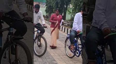 Teacher ମାନଙ୍କ slow cycling competition #enjoy #education #aspirationalcomponents