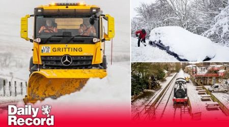 Weather: New snow and ice warnings issued for the UK as travel disruption continues