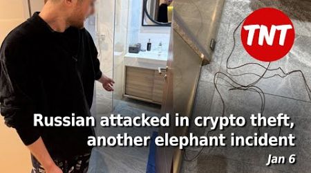 Russian attacked in Phuket crypto theft, another elephant incident - Jan 7