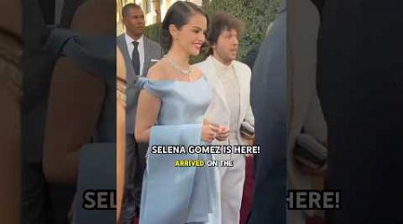 Selena Gomez Arrives At Golden Globes With Fiancée Benny Blanco! #goldenglobes #selenagomez