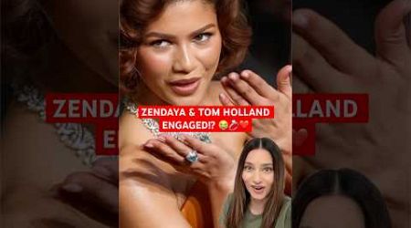 Zendaya &amp; Tom Holland ENGAGED And Revealed At Golden Globes?! #zendaya #goldenglobes