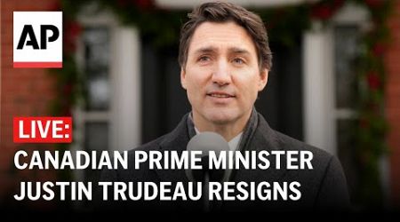 LIVE: Canada&#39;s PM Justin Trudeau resigns as Liberal Party leader