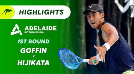 David Goffin v Rinky Hijikata - Adelaide International Highlights | Wide World of Sports