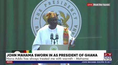 &#39;Ghana is open for business again&#39; - President John Mahama&#39;s inaugural address