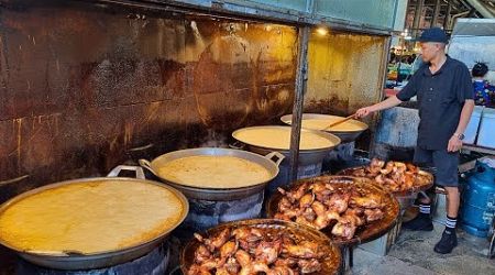 4 Woks of Fried Chicken! Crowds Queue for the Best Thai Fried Chicken in Pattaya - Thai Street Food