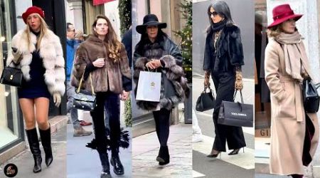 Milan&#39;s Most LUXURIOUS Winter Fashion Trends 2025! STYLISH ITALIAN WINTER LOOKS YOU NEED TO TRY NOW!