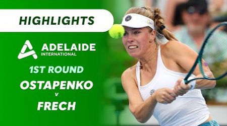 Jelena Ostapenko v Magdalena Frech - Adelaide International Highlights | Wide World of Sports