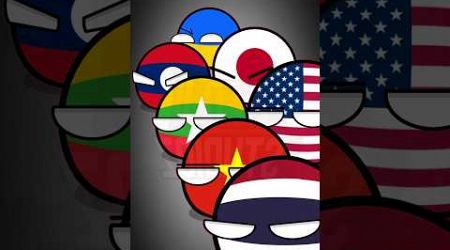 Eternal Enemies || Thailand Vs Cambodia || [ CountryBalls ] || #countryballs #shorts