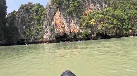 Phanak Island in Phang Nga Bay canoeing , lagoons, Diamon caves, James Bond Island tour GX010976