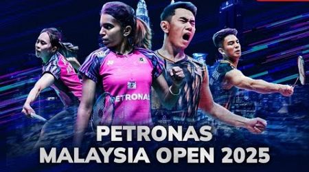 PETRONAS MALAYSIA OPEN 2025 - RO32 LIVE | CHINA MALAYSIA JAPAN INDIA THAILAND DENMARK INDONESIA