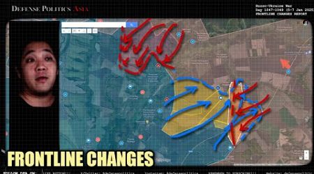 [ Frontline Changes ] Russia STILL out-capture Ukraine in Kursk, despite big UA offensive...