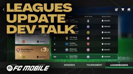 EA SPORTS FC™ MOBILE 25 | Dev Talks | Leagues Update