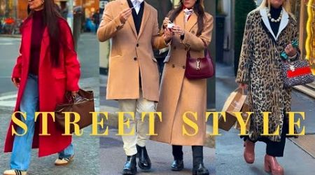 January 2025 Milan Street Style Featuring Luxurious Winter Outfits and Iconic Italian Trends