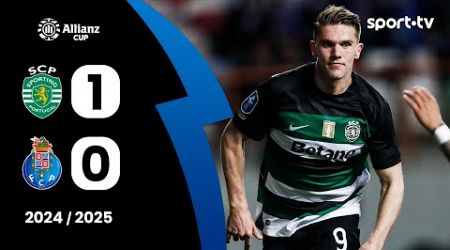 Resumo: Sporting 1-0 FC Porto - Taça da Liga | sport tv