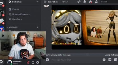 Samui shows CYN his Discord Server