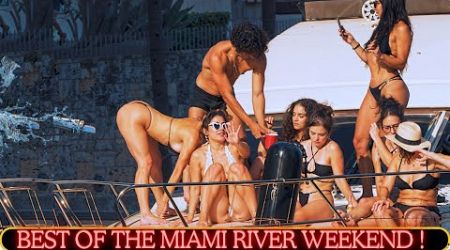 MIAMI RIVER BOATS AND YACHTS LAST WEEKEND [MUST WATCH MIAMI BEST PLACE TO VISIT ] BOATHUB