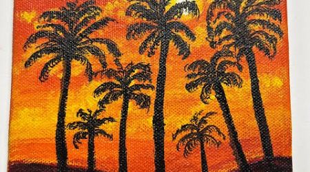 Samui Island small canvas painting full video