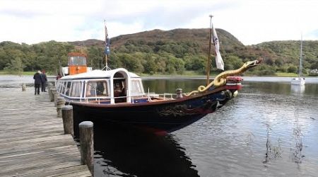 The Lake District - Coniston Water: The Amazing Steam Yacht Gondola