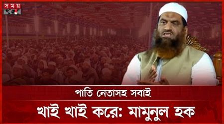 পশ্চিমা রাজনৈতিক ব্যবস্থার বিরুদ্ধে আওয়াজ তুললেন মামুনুল হক | Mamunul Haque | BD Politics | Somoy TV