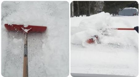 Satisfying Snow Shoveling. #winter #season #satisfying #entertainment #live