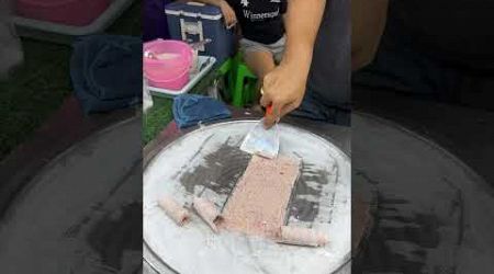 Thailand Ice Cream Roll / Phuket Gece Pazarında Tava Dondurma Yapılışı #food #phuket #market