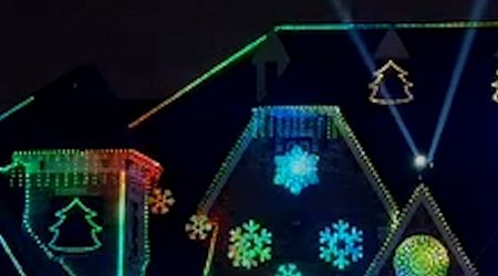 WATCH: 'Wicked' Christmas light show defies our holiday expectations