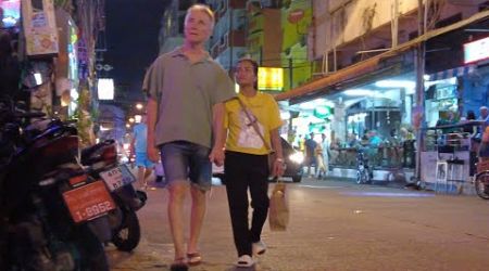 Night Walking on streets of Pattaya,Thailand | เดินกลางคืนบนถนนพัทยาประเทศไทย