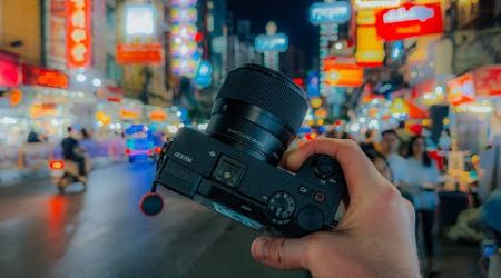 Sony A6700 POV Night City Street Photography! [Bangkok]