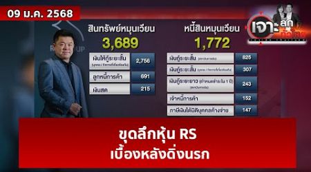 ขุดลึกหุ้น RS ...เบื้องหลังดิ่งนรก | เจาะลึกทั่วไทย | 09 ม.ค. 68