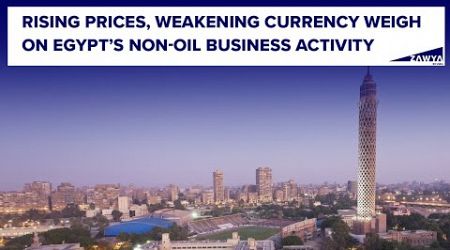 Rising prices, weakening currency weigh on Egypt’s non-oil business activity