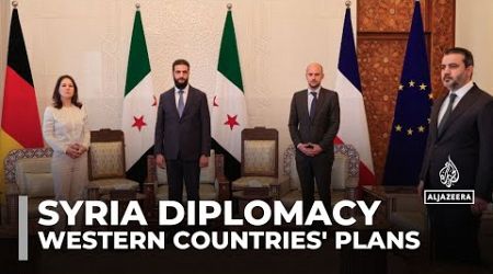 International leaders engages with new govt to discuss sanctions and future of Syria