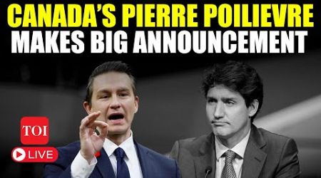 Canada LIVE | Pierre Poilievre Addresses Nation After Justin Trudeau’s Resignation | WATCH