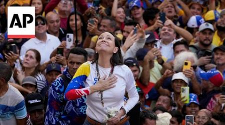 Venezuelan Opposition Leader Maria Corina Machado arrested after anti-government protest