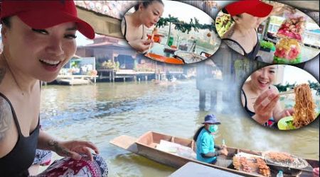 HIDDEN GEM (FLOATING MARKET) + FAVOURITE BBQ SPOT (KLONG BANG LUANG)