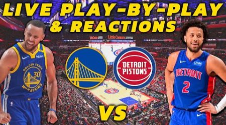 Golden State Warriors vs Detroit Pistons | Live Play-By-Play &amp; Reactions