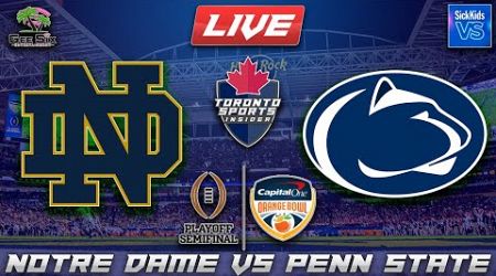 Notre Dame vs Penn State LIVE Stream Game Audio | College Football Playoff LIVE Streamcast &amp; Chat