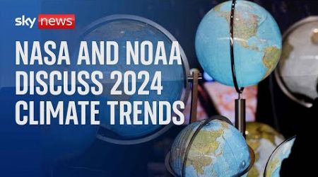 NASA and NOAA discuss the major climate trends of 2024