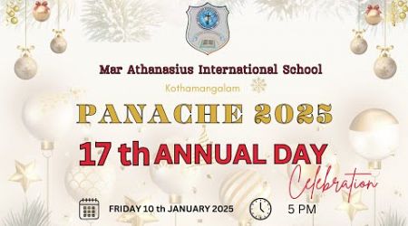 PANACHE 2K25 || MAR ATHANASIUS INTERNATIONAL SCHOOL || LIVE