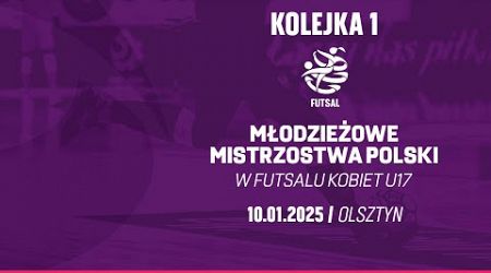 Młodzieżowe Mistrzostwa Polski w Futsalu Kobiet U-17 | 2025 | Kolejka1