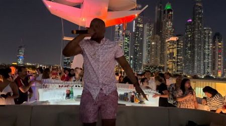 Trakkilla_dubai performing on a Yacht in Dubai on my birthday ❤️