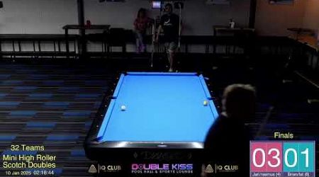 Double Kiss Pool Hall Pattaya, Mini High Roller Scotch Doubles (10/01/25)