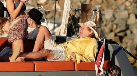 Sir Rod Stewart Celebrates 80th Birthday in Style on $150M Super Yacht in St Barts