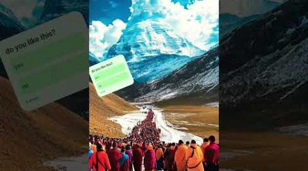 If you see the king of Mount Kailash✨✨, make a wish. What if it comes true? #Kang Rinpoche #travel