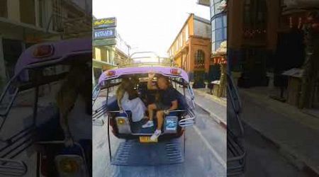 Thailand 2025, Mit dem Tuk Tuk auf Ko Samui unterwegs, 360 Grad Aufnahme