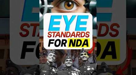 Can I join NDA with spectacles? NDA Exam- Physical &amp; Medical Standards 2025 #ndamedicals #ndamedical