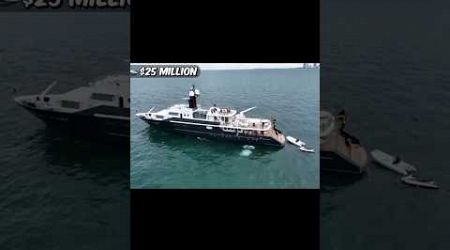 $25 Million Yacht #shorts #youtubeshorts #shortsvideo #viralshorts #reels #trending #viral #mrbeast