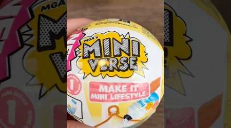 Unboxing MiniVerse Make It Mini Lifestyle ASMR Toys #miniverse #toyunboxing #juguetes #asmrunboxing