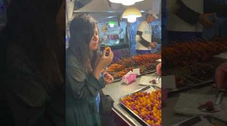 Trying out the sweet potatoes of Koh Samui Local Market #streetfood #potato #traveldestinations