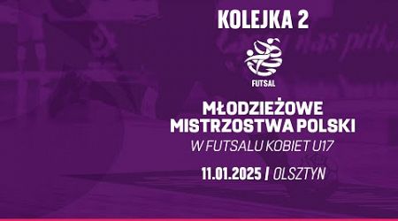 Młodzieżowe Mistrzostwa Polski w Futsalu Kobiet U-17 | 2025 | Kolejka2