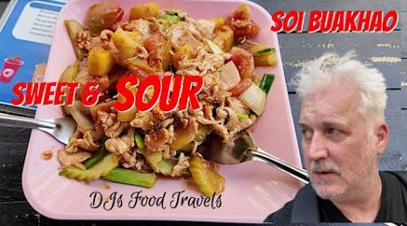 Sweet and Sour Taste in Soi Buakhao Thailand